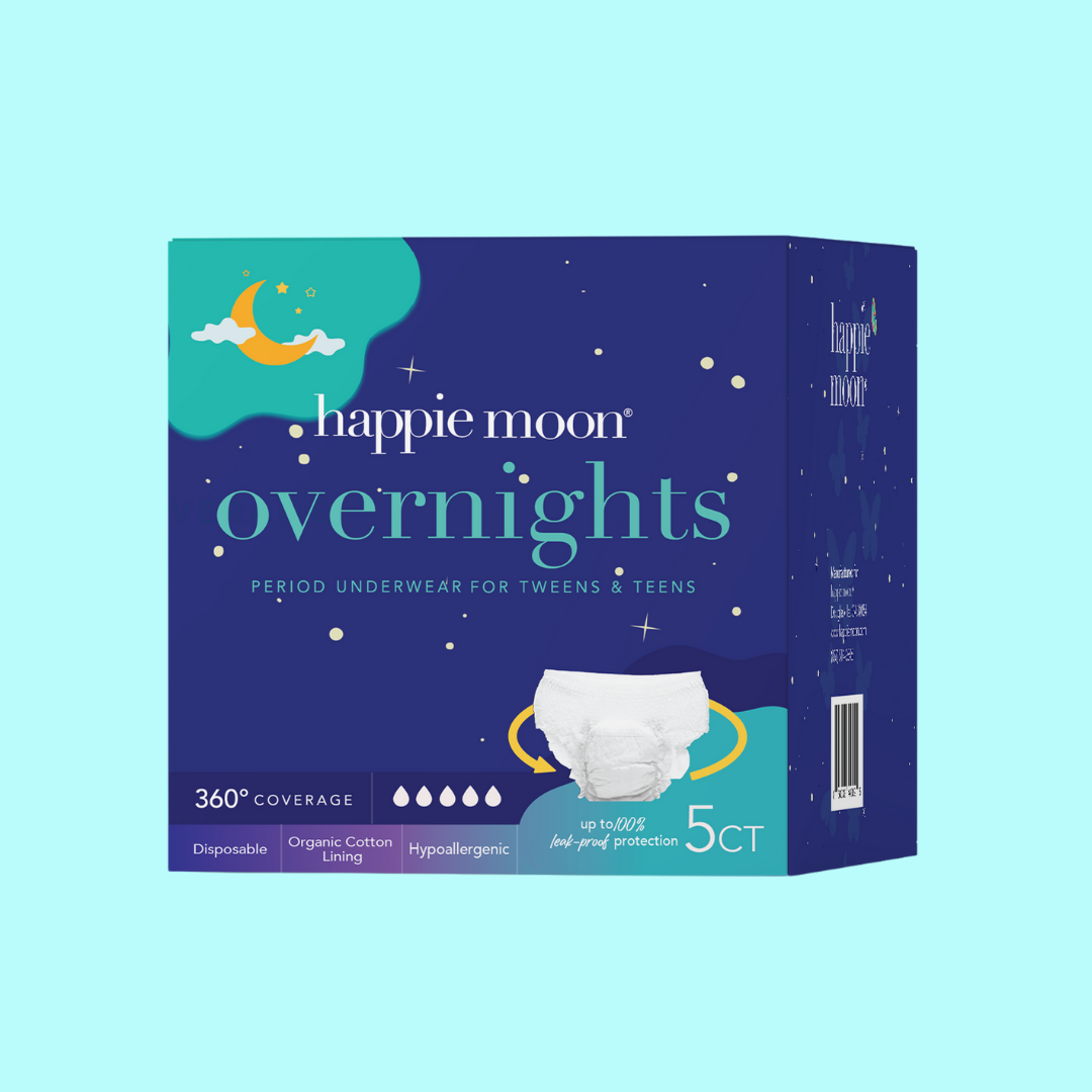 Overnight Period Panties For Tweens and Teens
