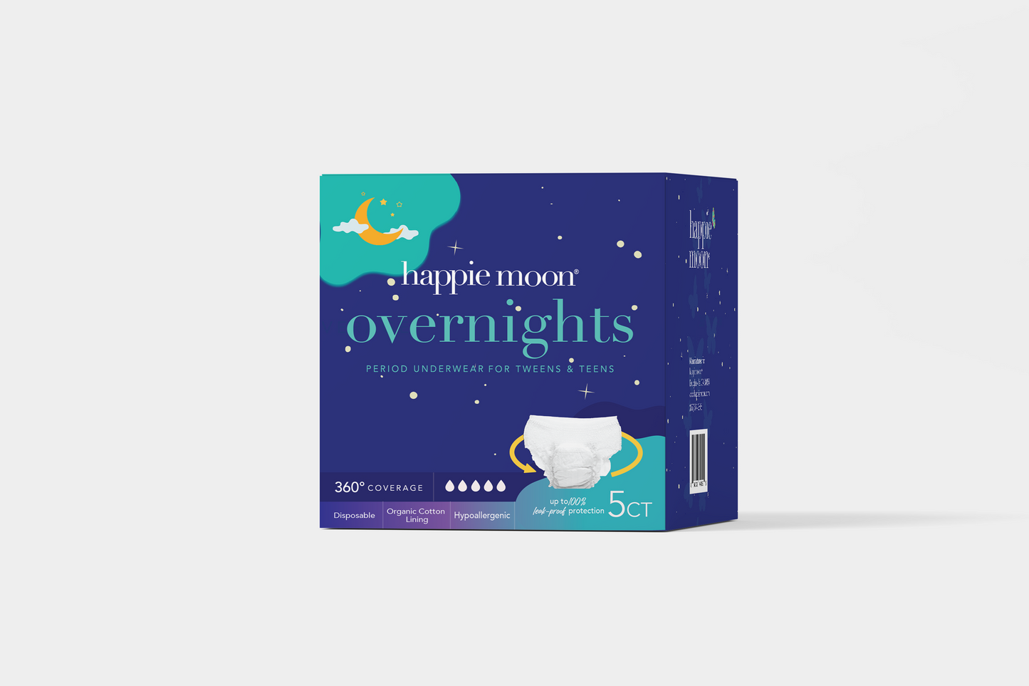 Overnight Period Panties For Tweens and Teens