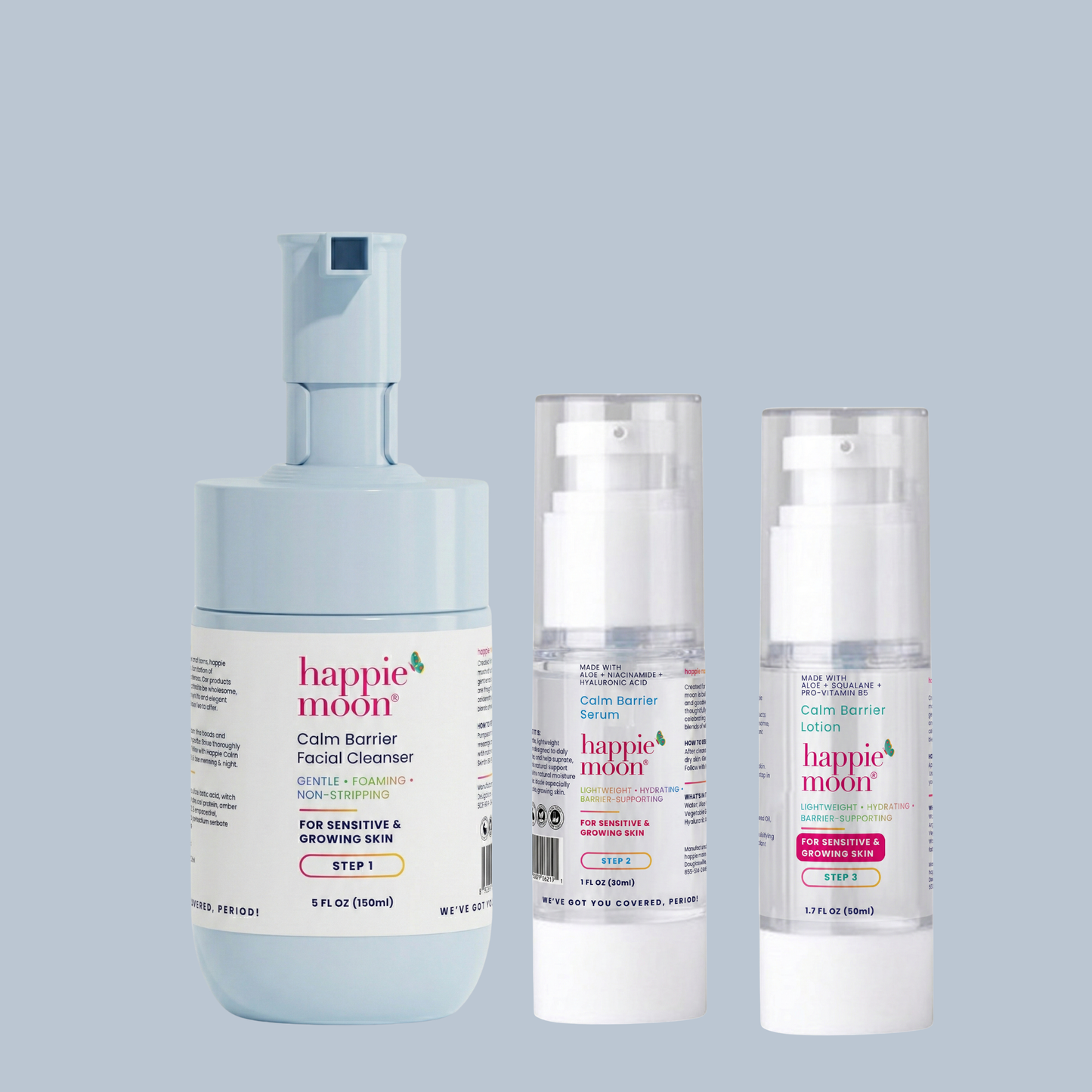 skincare tween skin barrier kit acne treatment puberty skincare routine all natural skincare sensitive skin gentle skin