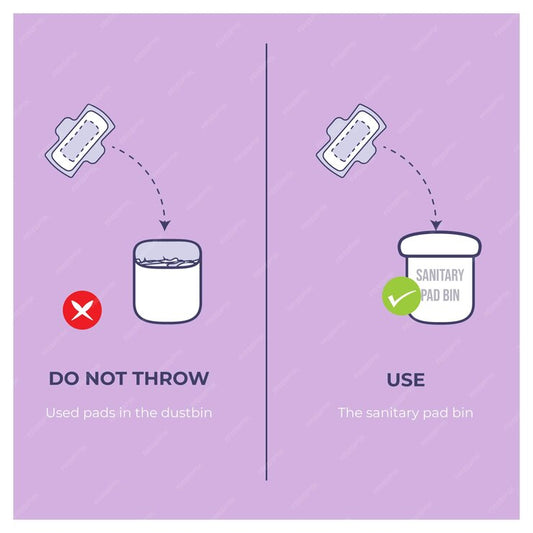 What to Do with Sanitary Pads or Disposable Period Underwear If There Is No Bin?